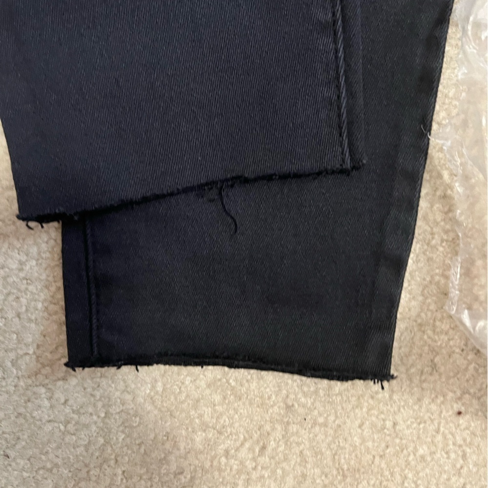 New NWT STS BLUE jeans black distressed 30 Ellie ankle skinny high rise - Picture 10 of 11